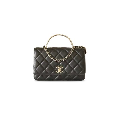 CHANEL MASTER WOC PEARL TOP HANDLE AP3952 (19*11*4cm)